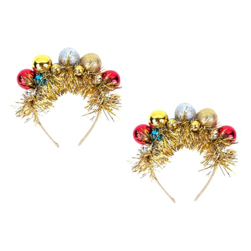 minkissy 2 Stück Weihnachts-haarschmuck Für Jungen Und Mädchen Stirnband Dekoration Weihnachtskopfbedeckung Für Kinder Für Weihnachtsfeiern Und Feste von minkissy