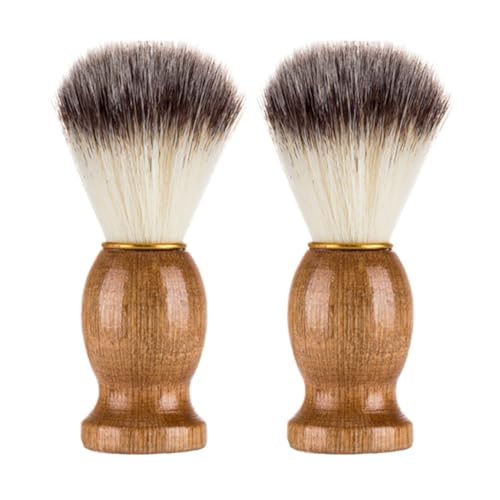 minkissy 2stücke Bartbürste Aus Nylon Und Holz Für Herren Rasierpinsel Mit Schnelltrocknenden Borsten Für Bartschaum Wasserfest Und Langlebig Für Täglichen Gebrauch minkissy 2stücke Bartbürste Aus Nylon Und Holz Für Herren Rasierpinsel Mit Schnelltrocknenden Borsten Für Bartschaum Wasserfest Und Langlebig Für Täglichen Gebrauch von minkissy