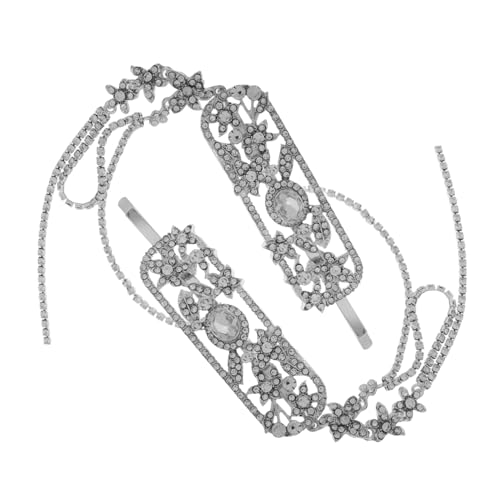 minkissy 2stücke Braut Haarschmuck Silber Haarspangen Mit Quasten Für Hochzeit Traditioneller Chinesischer Stil Für Frauen Und Brautjungfern von minkissy