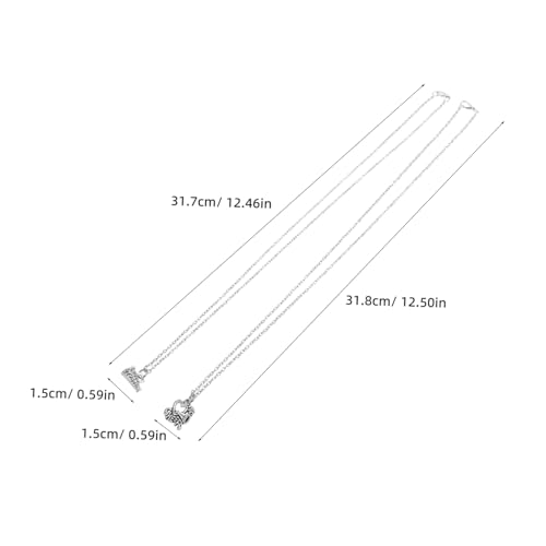 minkissy 2stücke Cheerleading-halskette Mit Anhänger Für Mädchen Strapazierfähigem Material Vielseitig Einsetzbar Für Cheerleader-auftritte Und Sportveranstaltungen Perfektes von minkissy