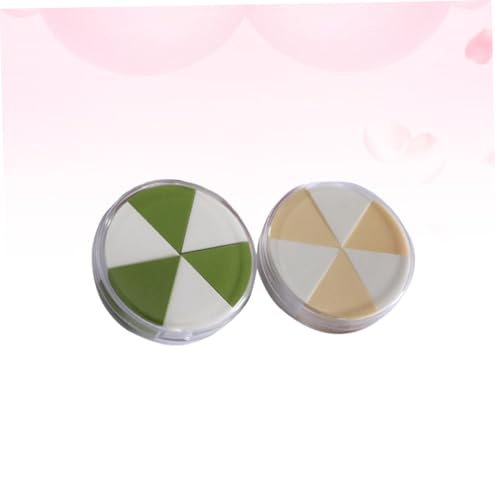 minkissy 2stücke Dreieckiger Make-up-schwamm Kosmetikschwamm Puderquaste Foundation-schwamm Für Frauen Und Mädchen Flexibel Und Langlebig Für Trockene Und Nasse Puder von minkissy