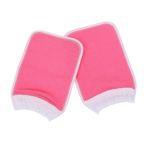 minkissy 2stücke Duschhandschuhe Badehandschuhe Peeling Handschuhe Für Körper Badezimmer Badetücher Verdicktes Design Komfortabel Langlebig von minkissy