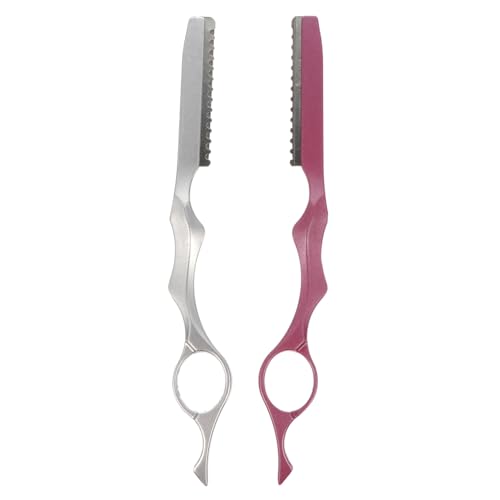 minkissy Effiliermesser 2 Stück Professioneller Haar Rasierer Aus Rostfreiem Stahl Ergonomisches Design Rosa Und Silber Für Friseure Und Zuhause Präzise Haarschnitte Und Texturierung minkissy Effiliermesser 2 Stück Professioneller Haar Rasierer Aus Rostfreiem Stahl Ergonomisches Design Rosa Und Silber Für Friseure Und Zuhause Präzise Haarschnitte Und Texturierung von minkissy