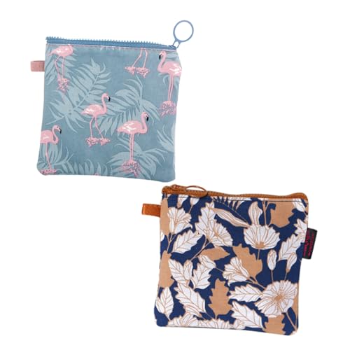 minkissy 2stücke Handliche Hygienebeutel Für Damenbinden wasserdichte Aufbewahrungstasche Für Münzen Kosmetik Und Mehr Für Schule Reisen Und Alltag von minkissy