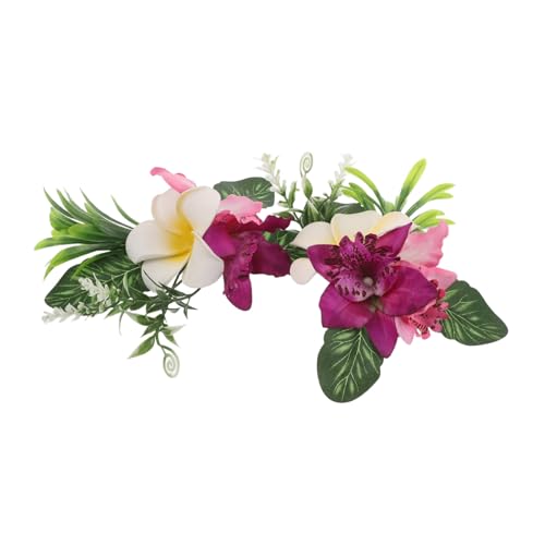 minkissy 2stücke Hawaii-blumenhaarspangen Mit Plumeria-orchideen-design Leicht Und Langlebig Clip-haarschmuck Für Damen Für Partys Sommer Strand Und Traditionelle Anlässe von minkissy