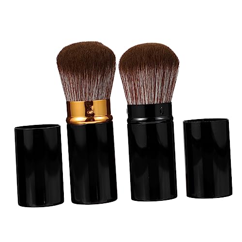 minkissy 2stücke Kosmetikpinsel Damen Make-up-pinsel-tool Foundation-rougepinsel Make-up-schönheitspinsel Weiche Borsten Leicht Zu Reinigen von minkissy