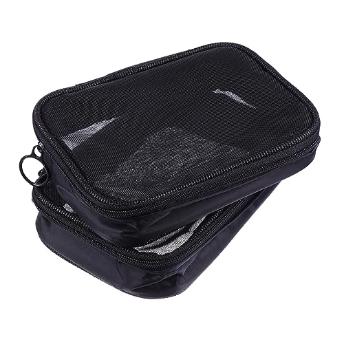 minkissy 2stücke Multifunktionale Tragetasche Für Kosmetik Transparente Reise-waschtasche Für Toilettenartikel Und Make-up Für Damen Und Herren von minkissy