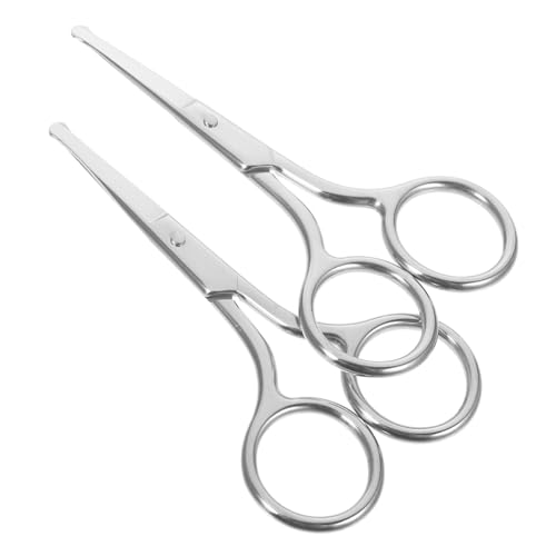 minkissy 2stücke Nasenhaarschneider-schere Kleine Schönheitsschere Für Frauen Und Männer Mit Praktischer Nasenbart-trimmfunktion Und Augenbrauen-pflegescheren Für Gesichtshaartrimmung minkissy 2stücke Nasenhaarschneider-schere Kleine Schönheitsschere Für Frauen Und Männer Mit Praktischer Nasenbart-trimmfunktion Und Augenbrauen-pflegescheren Für Gesichtshaartrimmung von minkissy