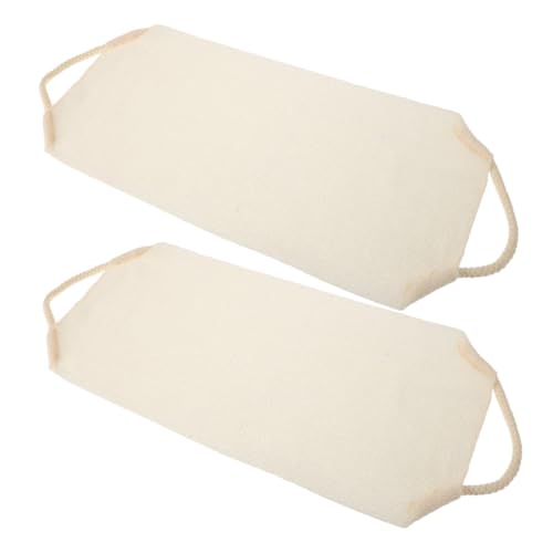 minkissy 2stücke Peeling-handtuch Für Rücken Mit Langen Streifen Für Tiefenreinigung Geeignet Für Körper Füße Und Beine Elastisches Material von minkissy