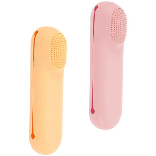 minkissy 2stücke Silikon Make-up Pinsel Tasche Organizer Reise Kosmetiktasche Pinsel Lagerung Tasche Für Tragbar Kompatibel von minkissy