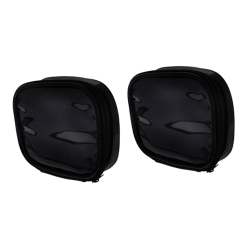 minkissy 2stücke Transparente Kosmetiktasche Kleine Make-up-Tasche Reise-Organizer Beutel Mit Reißverschluss Für Handtasche Kosmetiktasche Mit Klarem Deckeldesign Für Schnellen Zugriff von minkissy