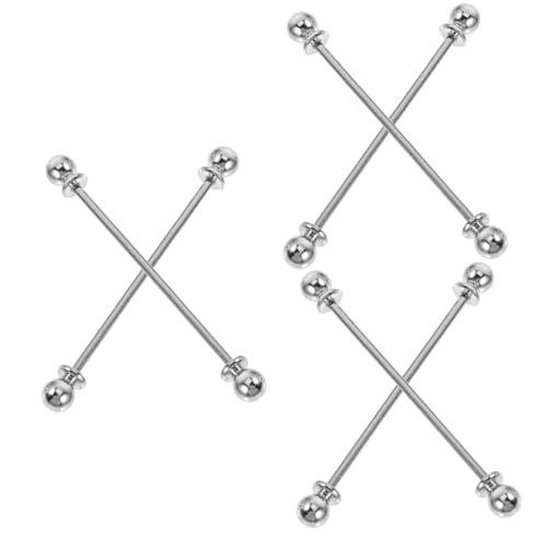 minkissy 3 Sätze Herren Kragenstifte Metall Krawattennadeln Für Anzüge Einfach Zu Verwenden Für Formelle Anlässe Lässige Outfits Leicht Kompakt 2 Stück * 3 von minkissy