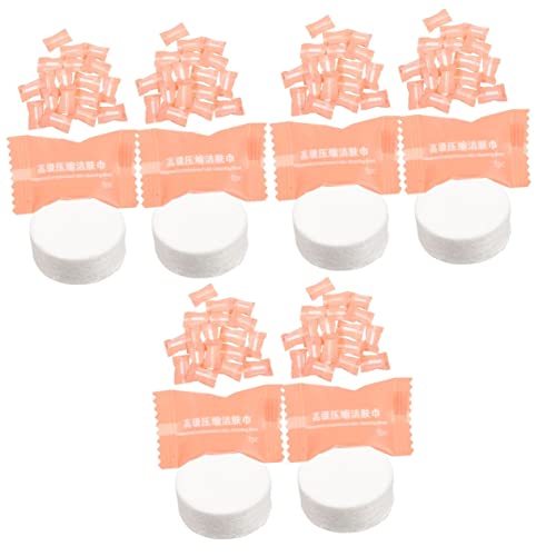 minkissy 3 Sätze Komprimiertes Handtuch Einmal Handtücher Einweghandtücher Tablett Für Baumwollhandtücher Komprimierte Waschlappen Für Die Reise Spunlace-vlies Weiß 50 Stück * 3 von minkissy