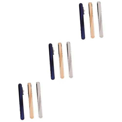 minkissy 3 Sätze Krawattenklammer-set Trauzeugen Krawattenklammern Herren-krawatten-accessoires Hochzeit Geschäft Clip Über Männer Krawatte Regulär Clips Kupfer 3 Stück * 3 von minkissy