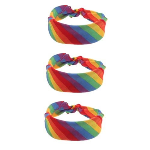 minkissy 3 Sätze Sport Stirnband Kopfbedeckungen Für Frauen Sport-stirnband-taschentuch Bandana Fitness-taschentuch Kopfwickel Stoff 2 Stück * 3 von minkissy