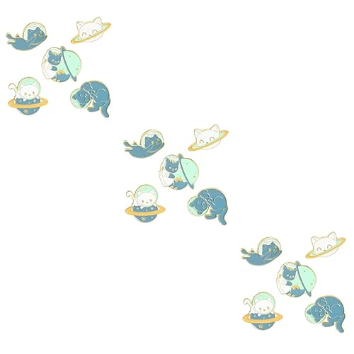minkissy 3 Sätze Teiliges Niedliche Tierbroschen Emaille Anstecknadeln Für Kleidung Taschen Schals Und Hüte Perfektes Accessoire Für 5 Stücke * 3 von minkissy