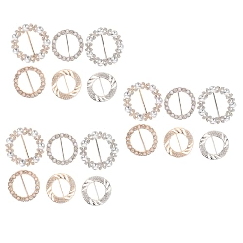 minkissy 3 Sätze Teiliges Schalclips Mit Dekoration Tuchspangen Für Schals Vielseitige Schalhalter Für Eleganten Besondere Anlässe Wie Hochzeiten Partys 6 Stück * 3 von minkissy