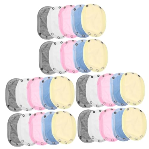 minkissy 3 Sätze -hoodie-erweiterungen Babykleidung Kleidung Töpfchen Trainingssitz Zeug Body-verlängerung Für Kleinkinder Body-extender Mit Druckknopf Baumwolle 10 Stück * 3 von minkissy