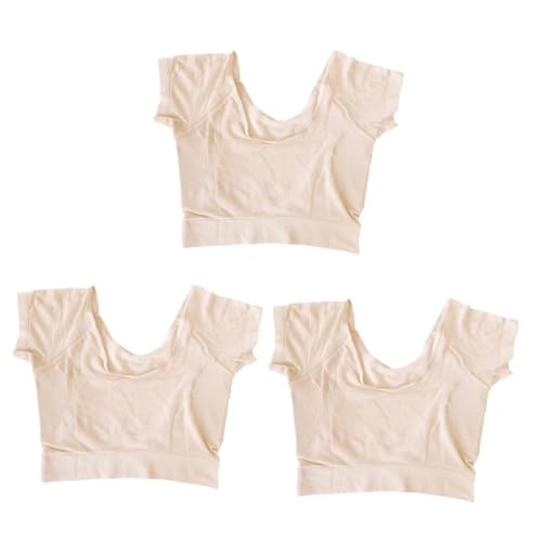 minkissy 3 Stk Schweißpolster-Unterwäsche Tanktops Modal für Damen Hemden für Frauen underarm sweat pad unterarm schweiß pads Muskelshirt Frauenunterwäsche Unterarm-Schweißweste Sport von minkissy