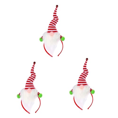 minkissy 3 Stk Weihnachtsstirnband Haarschmuck Weihnachtskostüm Haarband damen stirnbänder Neuheit Haargummis Tiara schöne Kopfbedeckung langlebige Haarstütze Füllung schmücken Baby Stoff von minkissy