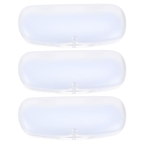 Minkissy 3 StüCk Transparentes Hartes Brillenetui Aus Kunststoff, BrillenschutzhüLle FüR Damen Und Herren, Leichtes, Tragbares, Mattiertes Brillenetui Minkissy 3 StüCk Transparentes Hartes Brillenetui Aus Kunststoff, BrillenschutzhüLle FüR Damen Und Herren, Leichtes, Tragbares, Mattiertes Brillenetui von minkissy