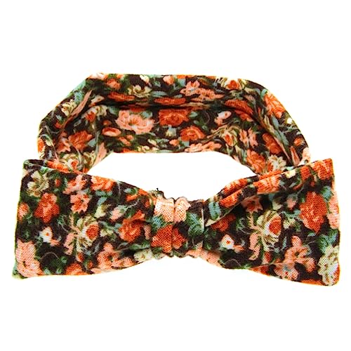 minkissy 3st Elastisches Stirnband Mit Schleifenknoten Hasenohr-haarschleifen Blumen Haarband Retro Verdrehte Turbane Kopfbedeckungen Zum Waschen Des Gesichts Baby Haarschmuck Mädchen von minkissy