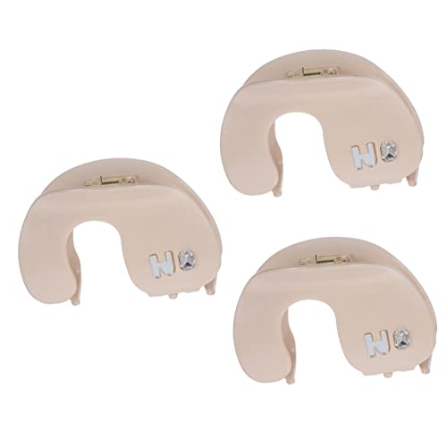 minkissy 3 Stück Haarnadel Ganchitos De Para Tiaras für Frauen Tiara für Mädchen Matte Haarklammern Haarklammer Haarspange Haarspangen Kiefer Haarspangen Packung Clips für Haar Einzigartige Miss von minkissy