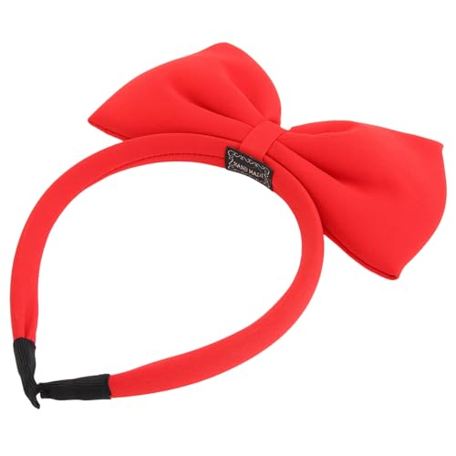 minkissy 3st Rote Schleife Haarbänder Für Damenhaar Haarschmuck Für Damen Haarschmuck Für Frauen Stirnbänder Bowknot-haribands Weihnachtliche Haarreifen Stirnband Krawatte Mädchen von minkissy