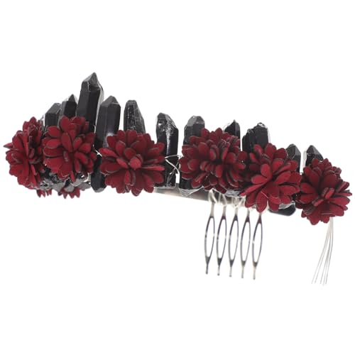 minkissy 3st Natürliche Kristallkrone Hochzeit Haarband Kopfschmuck Für Feen-accessoires Für Frauen Party-haarband Braut Haarband Damen Stirnbänder Haarband Für Mädchen Stirnband Fräulein von minkissy