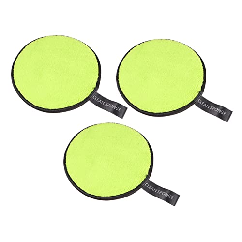 minkissy 3stücke Puderquaste Reinigungspads Make-up-puderquaste Abschminkpad Gesichtsreinigungspad Make-up Entferner Pads Pulver Reinigung Pads Kosmetische Lieferungen Für Frauen von minkissy