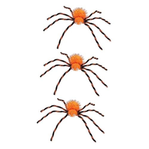 minkissy 3st Spinne Haarnadel Spinnen-haarspangen Spinnenhaarspangen Für Frauen Mädchen Party Halloween-haarspange Halloween-haarnadeln Party-haarspangen Gotisch Stoff Hibiskus Fräulein von minkissy