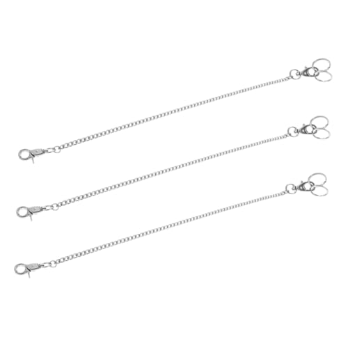 minkissy 3stücke Metall Taschenuhrkette Hosenkette Jeanskette Ersatzkette Uhrkette Taschenkettenzubehör DIY Kette Für Herren von minkissy