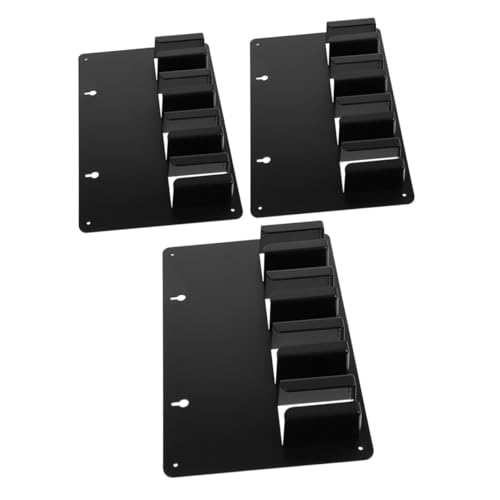 minkissy 3 Stück Teiliges Haarschneidemaschinenhalter Schwarzer Elektrischer Trimmer Ständer Universeller Salon Werkzeug Organizer Präzise Schutzhalterung für Friseure Platzsparende von minkissy