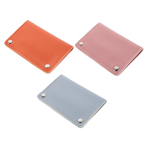 minkissy 3 Stück Teiliges Nail Drill Organizer mit Schnappverschluss Tragbare Aufbewahrungstasche für Maniküre Bohrer Schützendes Innenfutter Farbige Auswahl Blau Orange für Mobile von minkissy