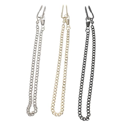 minkissy 3stücke Eisenkettendekoration Für Taschenuhr Hosenkette Kleidung Zubehör Metallkettendekor Mit Exzellenter Verarbeitung Praktisch Und Langlebig Für Herren von minkissy