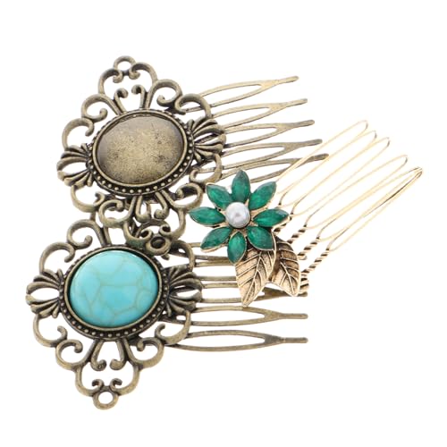 minkissy 3 Stück Vintage Haarkämme Teiliges mit Funkelnden Kristallakzenten Dekorative Steckkämme für Hochsteckfrisuren Brautschmuck für Hochzeit und Festliche Anlässe Eleganter Haarschmuck von minkissy