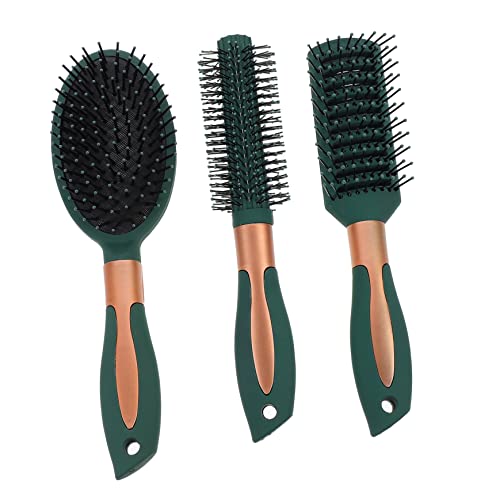 minkissy 3st Kamm-set Haarstylingbürste Stylingpinsel Entwirrender Bürstenkamm Paddel Haarkamm Entwirrbürste Haarbürste Mit Drahtborsten Männer Haare Paddelbürste Abs Mann Kissen von minkissy