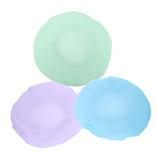 minkissy 3 Stücke Kinder Duschhaube Pe Gefüttert Badehaube Mit Handtuch Für Haare von minkissy
