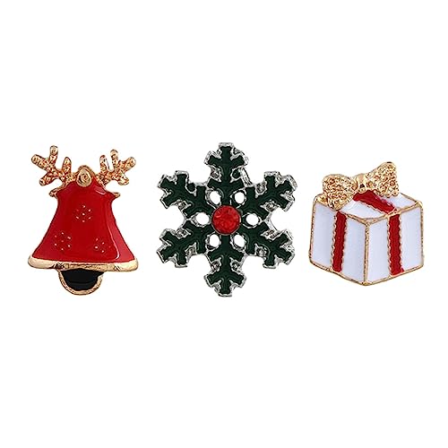 minkissy 3 Stücke Weihnachten Brosche Cartoon Brosche Weihnachten Brosche Frauen Brosche Frauen Breastpin Brosche Pin von minkissy