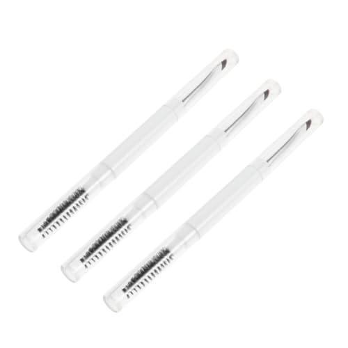 minkissy Lidschatten- Und Augenbrauen-make-up-pinsel-set Tragbarer Pinsel Mit Zwei Enden Für Unterwegs Weiche Borsten Für Ein Gleichmäßiges Auftragen von minkissy