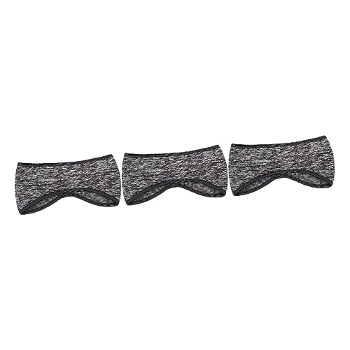 3St warme Ohrenschützer Sportliches Haarband elastische Haarbänder dehnbare Haargummis Sportbekleidung Stirnband zum Laufen Winter Stirnband Tab Schal Kopfbedeckung Fitness Stoff von minkissy