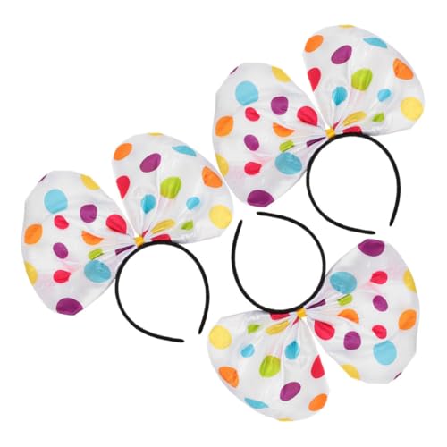 minkissy 3-teiliges Clown-stirnband Für Damen Clown-accessoires Elastisches Und Bequemes Haarband Für Halloween Karneval Party Cosplay minkissy 3-teiliges Clown-stirnband Für Damen Clown-accessoires Elastisches Und Bequemes Haarband Für Halloween Karneval Party Cosplay von minkissy