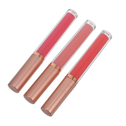 minkissy 3stücke Teiliges Lippenstift-set Mit Wasserfestem Lipgloss Samtiger -textur Und Langlebigen Lip Tints Für Mädchen Und Frauen Perfektes Make-up-set Für Jeden Tag von minkissy