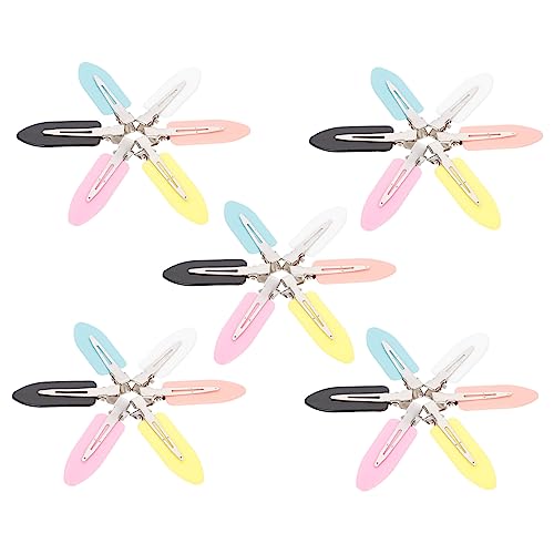 minkissy 30pcs Untraceable Card Issuance Mini Clips for Hair Girl Hair Clips Plastic Snaps Alligator Hair Clips Curl Pin Clips Cute Hairpin DIY Kids Duckbill Clip DIY Duckbill Barrette von minkissy