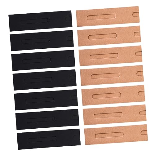 minkissy 30stücke Kraftpapier-stifthüllen Faltbare Stiftverpackungsbeutel Papierstiftverpackungsboxen Verschiedene von minkissy