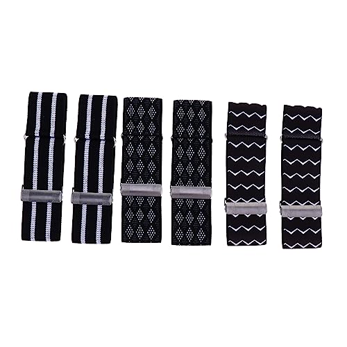 minkissy 3Paare Verstellbare Hemd Armbänder Hochwertigem Unisex Shirt Ärmelhalter Für Männer Frauen Armabzeichenhalter Verschiedenen Designs minkissy 3Paare Verstellbare Hemd Armbänder Hochwertigem Unisex Shirt Ärmelhalter Für Männer Frauen Armabzeichenhalter Verschiedenen Designs von minkissy