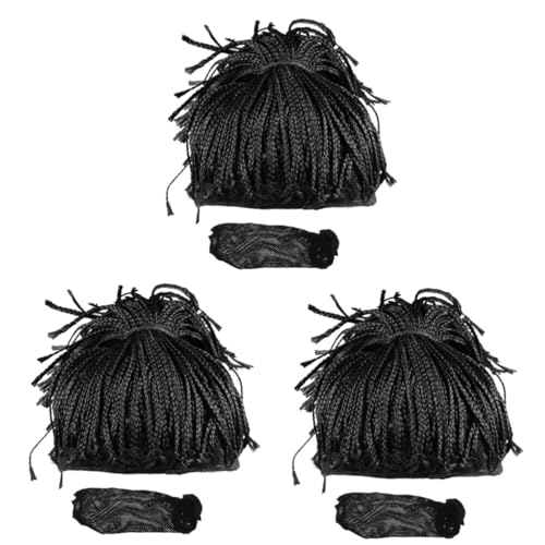 minkissy 3St Afrikanische Zopfperücke perücken Mode Stirnband Zubehör Damen Hochtemperaturdraht von minkissy