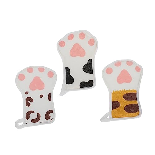 minkissy Baby-badeschwamm-set 3-teilig Bären-badetücher Für Neugeborene Und Kleinkinder von minkissy