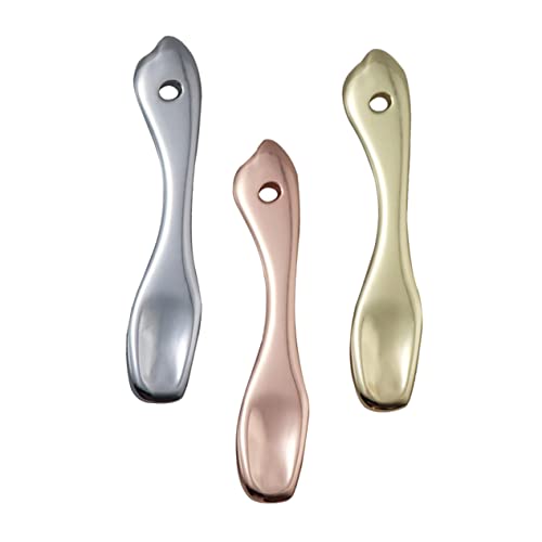 minkissy 3St Beauty-Löffel Maske Gesichts- wischen wischt Gesichtsspatel make up zubehör schmink zubehör Metallwerkzeug creatin scoop Kosmetiklöffel Sahneschaufel Zinklegierung Colorful von minkissy