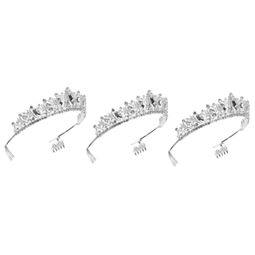 minkissy 3St Braut Tiara aus Strass Mädchen Stirnband königliche Tiara barocke strass tiara Strass Diademe Strass-Krone haarband hair- die Krone Braut-Tiara Hochzeitskrone Strasssteine minkissy 3St Braut Tiara aus Strass Mädchen Stirnband königliche Tiara barocke strass tiara Strass Diademe Strass-Krone haarband hair- die Krone Braut-Tiara Hochzeitskrone Strasssteine von minkissy